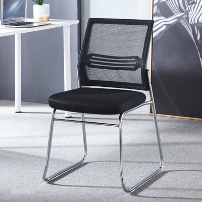 Office Meeting Metal Legs Visitor Mesh Stackable Chair with Durability and Functionality