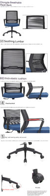 Swivel Computer Task Chair Ergonomic Mesh Office Chair with Durability and Porosity