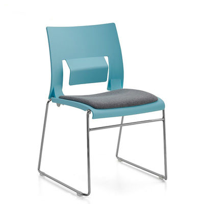 Other Metal Type Stackable Training Room Chair with Plastic Back and Seat Color Options