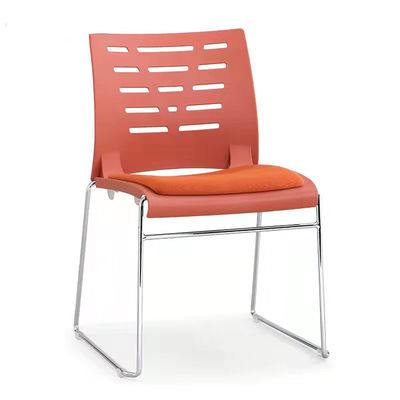 Other Metal Type Stackable Training Room Chair with Plastic Back and Seat Color Options