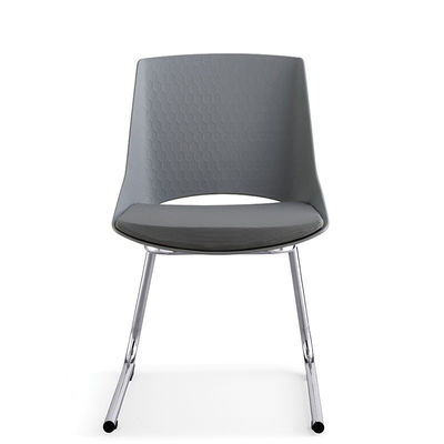 OEM ODM Office Sleigh Leg Modern Design Stackable Training Center Chairs with 0.33CBM