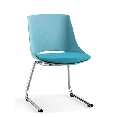 OEM ODM Office Sleigh Leg Modern Design Stackable Training Center Chairs with 0.33CBM