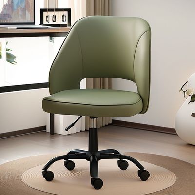 PU Leather Executive Swivel Style Ergonomic Computer Meeting Chair with Fixed Armrest
