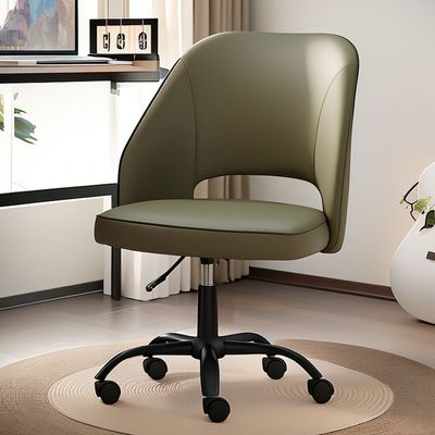 PU Leather Executive Swivel Style Ergonomic Computer Meeting Chair with Fixed Armrest