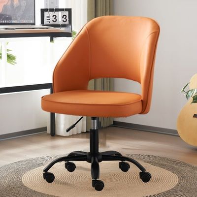 PU Leather Executive Swivel Style Ergonomic Computer Meeting Chair with Fixed Armrest