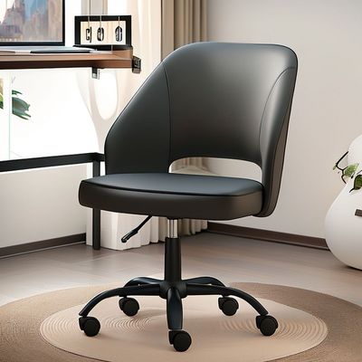 PU Leather Executive Swivel Style Ergonomic Computer Meeting Chair with Fixed Armrest