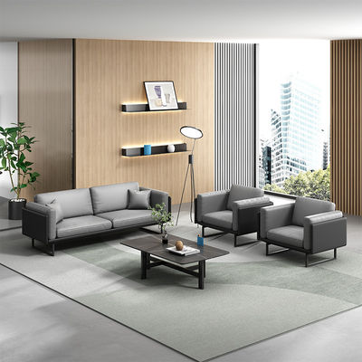 Light Luxury Italian Modern Leather Sofa Coffee Table Set for Office Sectional Sofa