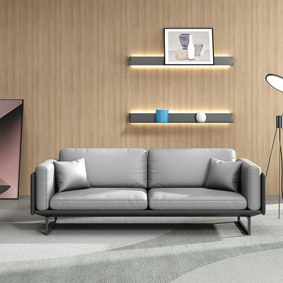 Light Luxury Italian Modern Leather Sofa Coffee Table Set for Office Sectional Sofa