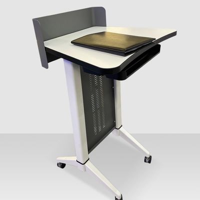 Eco-friendly Modern Design Mobile Classroom Lectern Stand for Church Speech Podium
