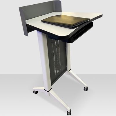 Eco-friendly Modern Design Mobile Classroom Lectern Stand for Church Speech Podium