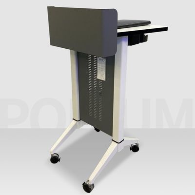 Eco-friendly Modern Design Mobile Classroom Lectern Stand for Church Speech Podium