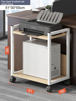 Commercial Furniture 3 Tier Movable Printer Stand Multi-purpose Desk Organizer