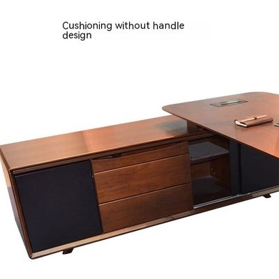 Contemporary Design Office Furniture L-Shaped Workstation for Modern Manager
