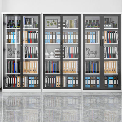 Commercial Furniture Modern Boss Cabinet Office Wooden File Combination Bookcase