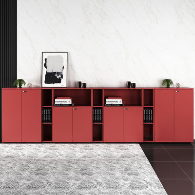 Wooden Color Code Lock File Cabinet for Modern and Functional Office Environments