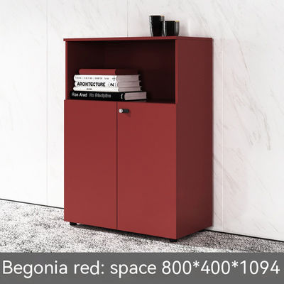 Wooden Color Code Lock File Cabinet for Modern and Functional Office Environments