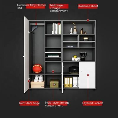 Data Storage Wooden File Combination Bookcase for Simple Design Style Office