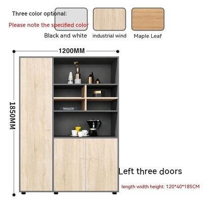 Data Storage Wooden File Combination Bookcase for Simple Design Style Office
