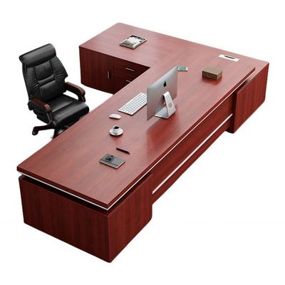 Large Modern Office Desk and Chair Combination for President Manager Office Furniture