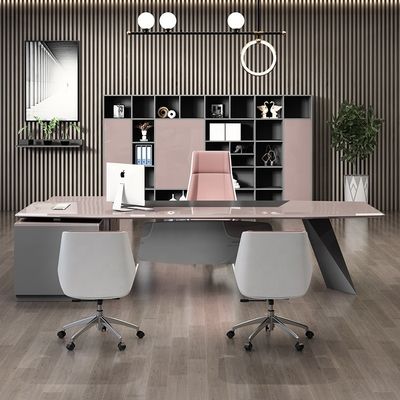 Upgrade Your Office Space L-shaped Executive Desk Mail Packing N for Female President