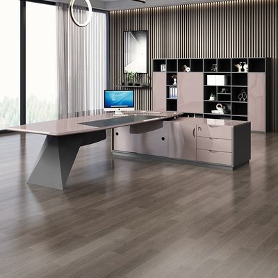 Upgrade Your Office Space L-shaped Executive Desk Mail Packing N for Female President