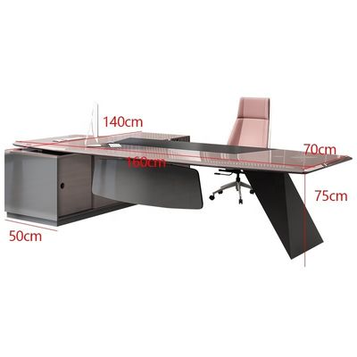 Upgrade Your Office Space L-shaped Executive Desk Mail Packing N for Female President
