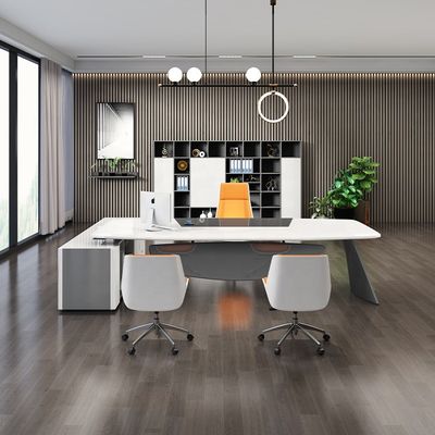 Mall Light Luxury Baking Lacquer Boss President Table Office Furniture Office Desk