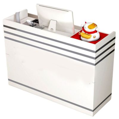 Shopping Center Usage Scenarios Simple Modern Cashier Desk for Company Reception Desk