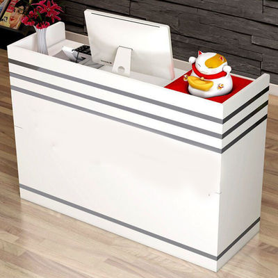 Shopping Center Usage Scenarios Simple Modern Cashier Desk for Company Reception Desk