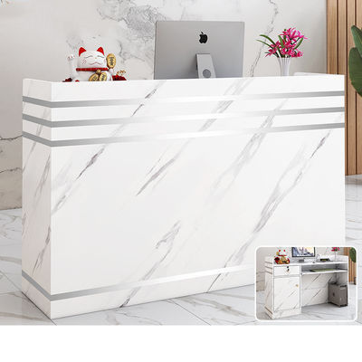 Shopping Center Usage Scenarios Simple Modern Cashier Desk for Company Reception Desk