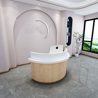 Meterial E1 MDF/MFC Melamine Board Cashier Desk for Beauty Salon and Baking Paint