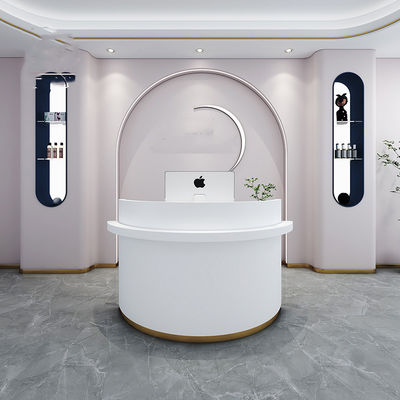 Meterial E1 MDF/MFC Melamine Board Cashier Desk for Beauty Salon and Baking Paint
