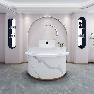 Meterial E1 MDF/MFC Melamine Board Cashier Desk for Beauty Salon and Baking Paint