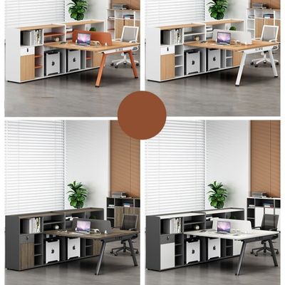 Simple Modern Staff Seat Work Table Office 6 Four 4 People Office Desk Style Modernity