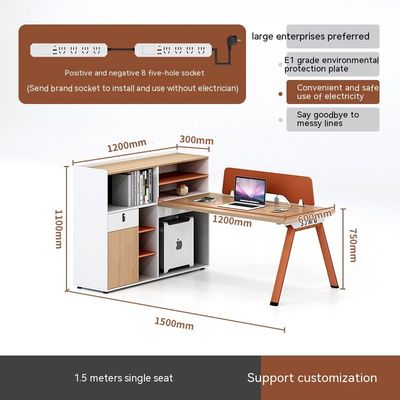 Simple Modern Staff Seat Work Table Office 6 Four 4 People Office Desk Style Modernity