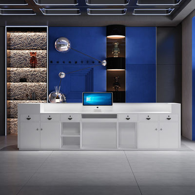 Multifunctional Reception Desk for Lacquer Beauty Salon Bar and Hotel Front Desk