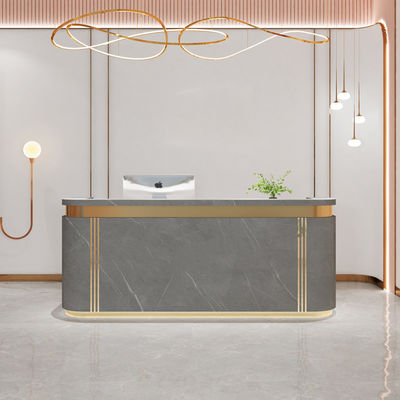 Lightweight Beauty Salon Bar Reception Desk for Small Salons and Hotels Luxury Design