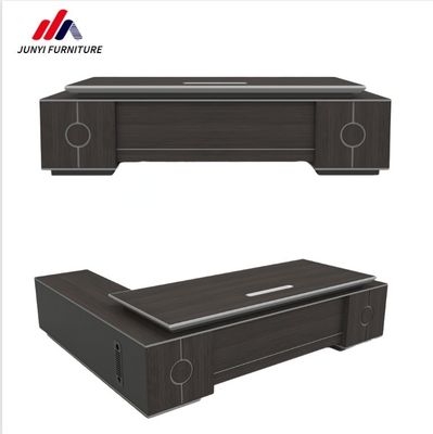 PAINT BAKING PROCESSWOOD GRAINHINCLINED TABLE EDGE Executive Desk for President Manager