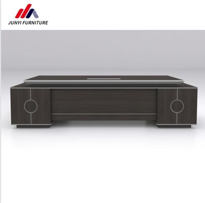 PAINT BAKING PROCESSWOOD GRAINHINCLINED TABLE EDGE Executive Desk for President Manager