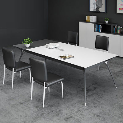 Business Office Set with Small Steel Structure and PANEL Wood Style Manager Desk