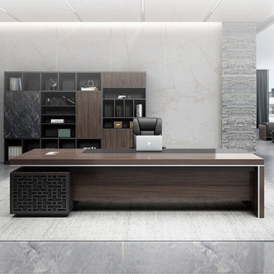 Stylish Boss Desk Manager Office Desk and Chair Combination for Commercial Furniture