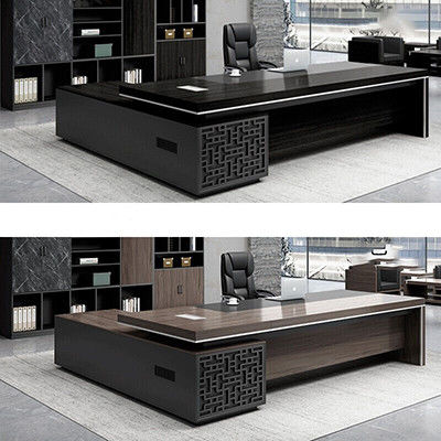 Stylish Boss Desk Manager Office Desk and Chair Combination for Commercial Furniture