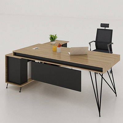 Metal Pedestal Computer Desk Direct Office Furniture for Wide Separate Supervisor Desk