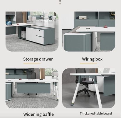 Contemporary Design Style Executive Computer Table for School Office Furniture