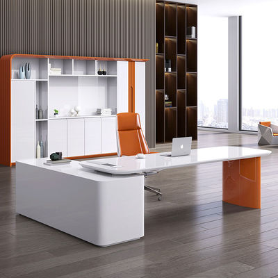 Simple Style Employee Office Desk with and ISO9001/ISO14001 Approved Modern Boss Desk