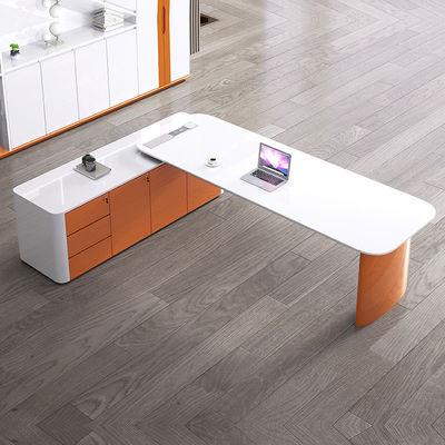 Simple Style Employee Office Desk with and ISO9001/ISO14001 Approved Modern Boss Desk