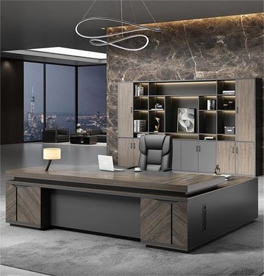 Executive Office Desk and Chair Combo Luxury Furniture for Independent Professionals