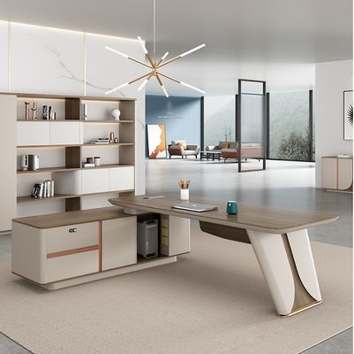 Latest Modern Design Height Adjustable L Shaped Office Desk for Gaming and Office Work