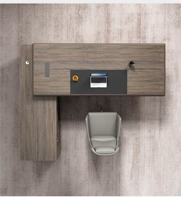 Modern Boss Home Office Waterproof L Shape Computer Desk with PANEL Wood Style Design