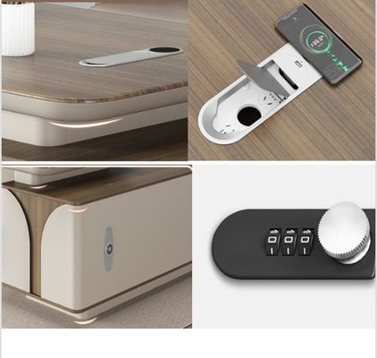 Melamine Surface Boss Desk for Customized Size Furniture L Shape Modern Computer Desk